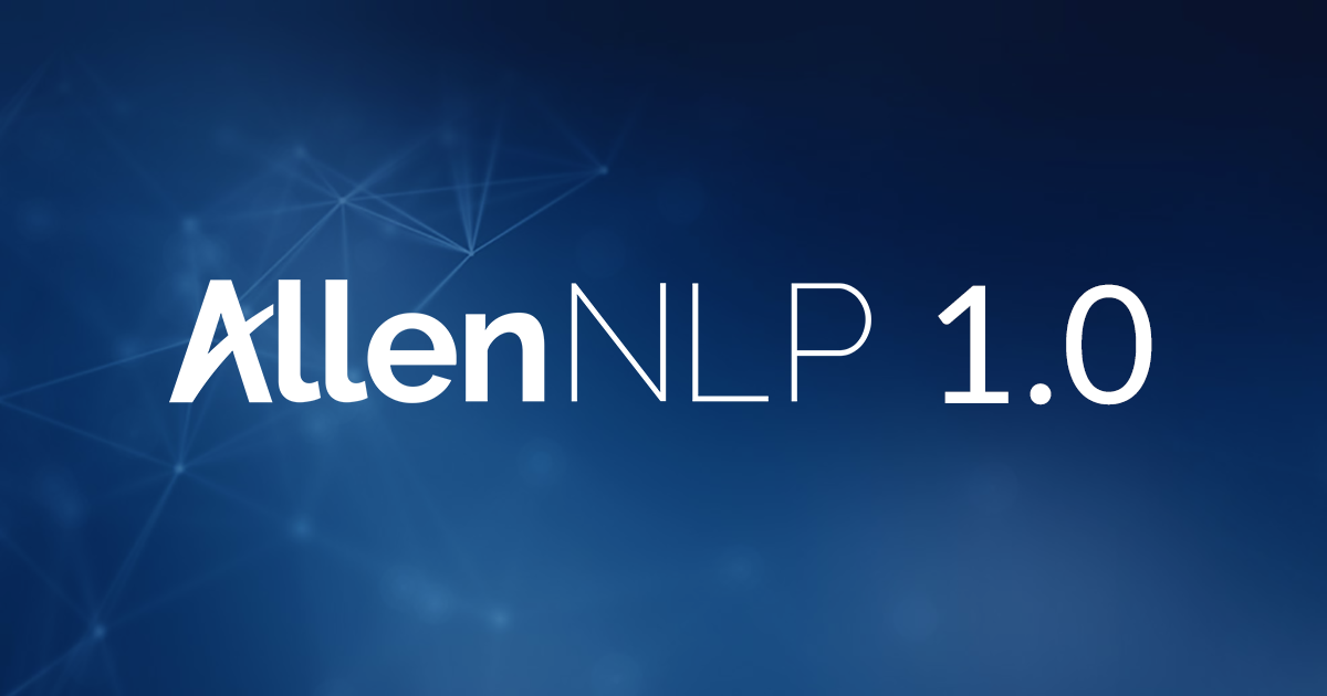 Allen NLP 1.0